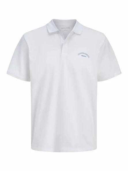 Jack Jones College Logo Regular Fit Erkek Polo Yaka Tişört 12288360 ürün görseli 1