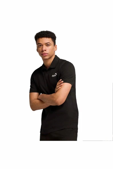 Puma Ess No. 1 Logo Pique Erkek Polo Yaka T-shirt 68255201 ürün görseli 1