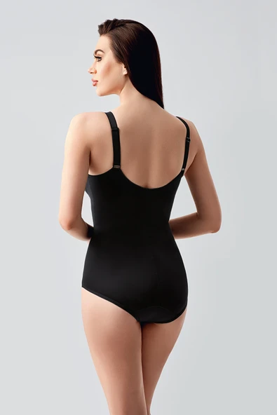 New Bra 9605 Kadın Vücut Korse Siyah ürün görseli 1