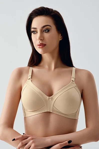 New Bra 1750 Kadın Dolgusuz Toparlayıcı Sütyen Ten ürün görseli 1
