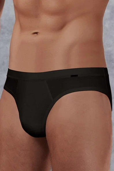 Doreanse 1011 Erkek Micromodal Slip Siyah ürün görseli 1