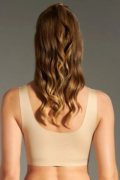 New Bra 6130 Bayan Lazer Kesim Yarım Atlet Ten ürün görseli 1