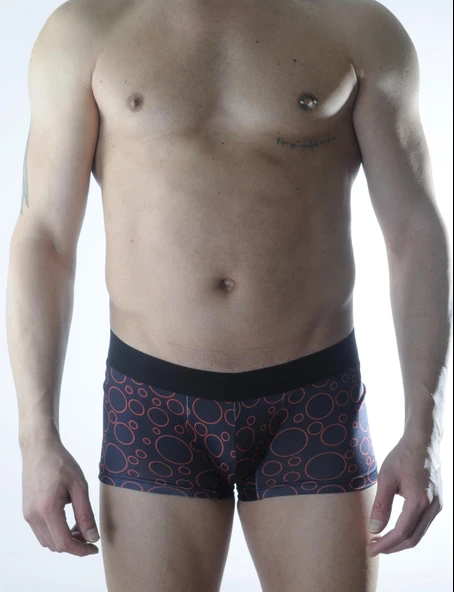 Erkek Daire Desenli Boxer - Resim 2