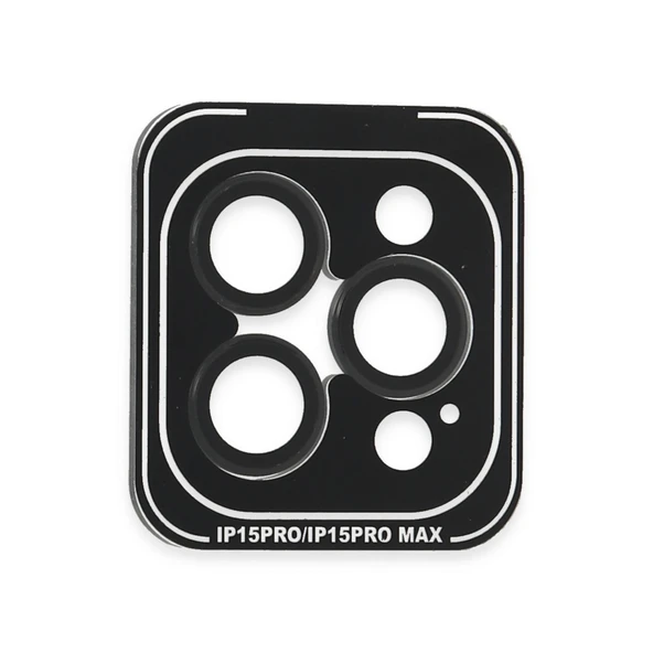 Joko Apple iPhone 15 Pro Max PVD Metal Kamera Lens - Siyah ürün görseli 1