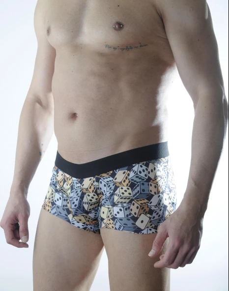 Erkek Zar Desenli Boxer - Resim 2