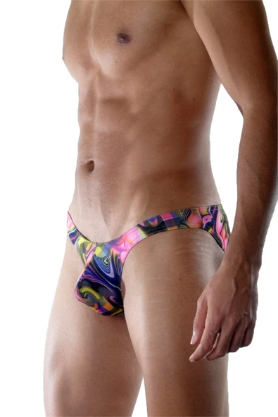 Desenli Erkek Slip - Resim 3