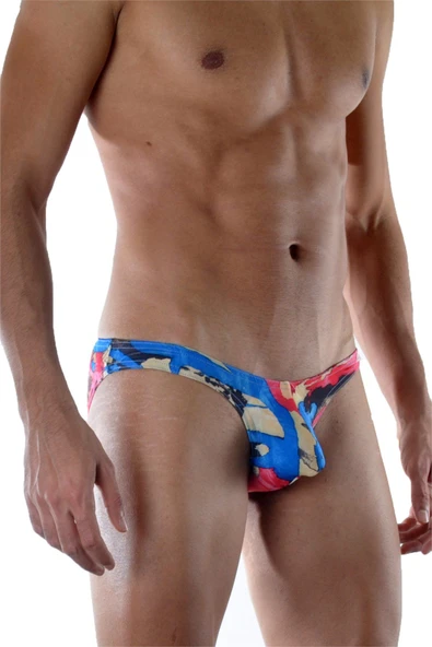 Desenli Erkek Slip - Resim 4
