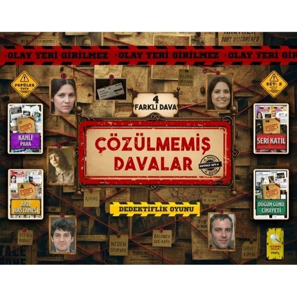 Çözülmemiş Davalar Kutulu Set 2 ürün görseli 1