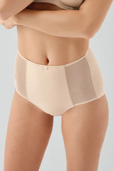New Bra 9304 Bayan Yüksek Bel Korseli Külot Ten ürün görseli 1