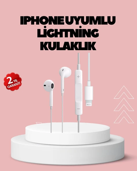 Konforlu Ergonomik Kare Tasarımlı Müzik ve Çağrı Kulaklığı ürün görseli 1