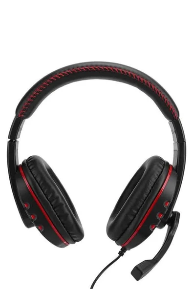 Mikrofonlu Gamer Kulaklık Oyuncu Kulaklığı Yüksek Ses Kaliteli Stereo Yumuşak Yastıklar ürün görseli 1