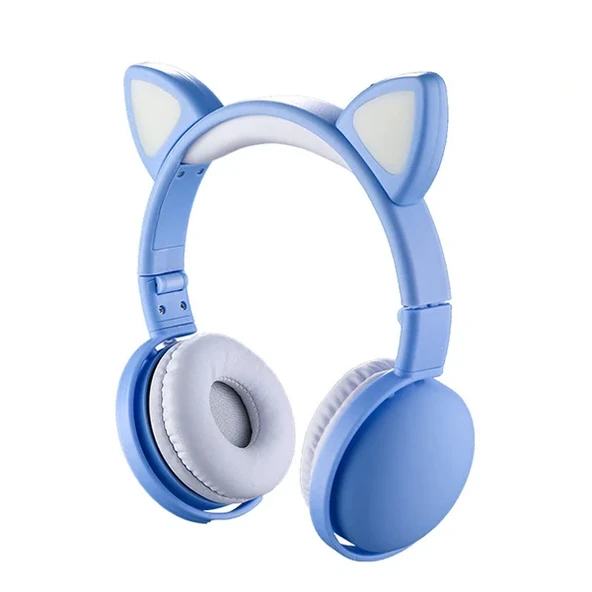 ALLY Kedi Kulak Kulaküstü Bluetooth 5.0 Kablosuz Kulaklık-(5775) ürün görseli 1