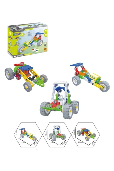 RoyToy Sök Tak Araçlar - 3in1 Set (93 Parça) ürün görseli 1