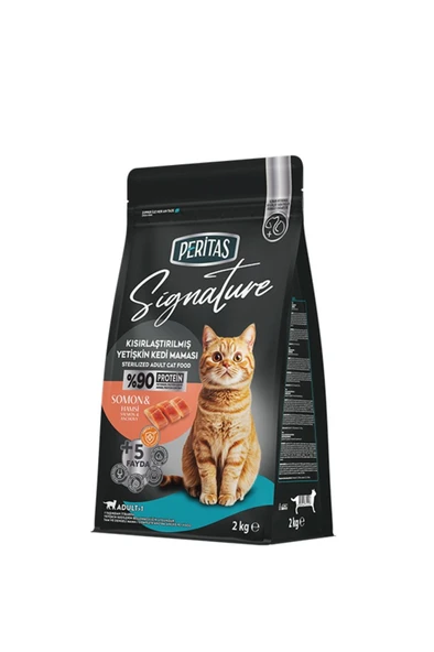 PERİTAS Signature Somonlu Kısırlaştırılmış Kedi 2 kg ürün görseli 1