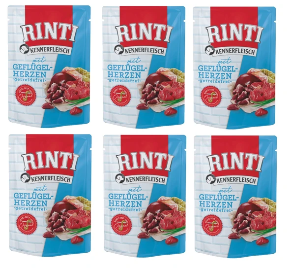 Rinti Pouch Yürekli Köpek Yaş Mama 400 Gr. X 6 Adet ürün görseli 1