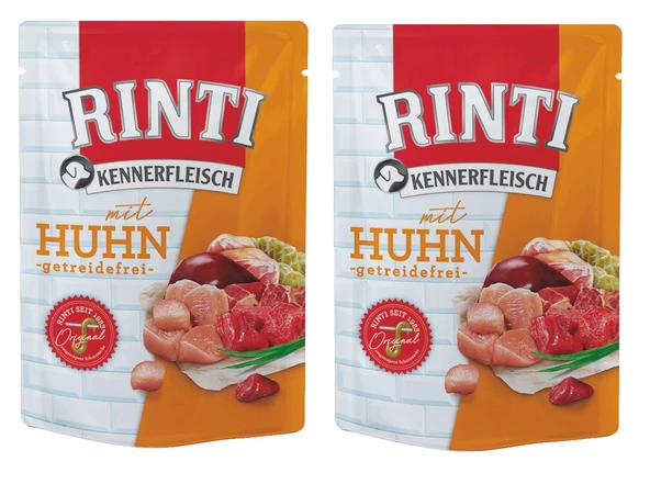 Rinti Pouch Tavuklu Köpek Yaş Mama 400 Gr. X 2 Adet ürün görseli 1