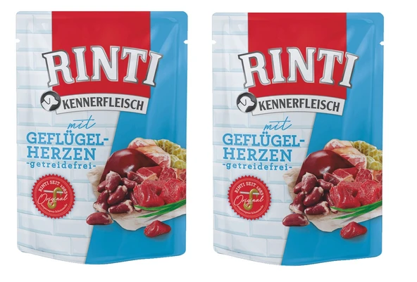 Rinti Pouch Yürekli Köpek Yaş Mama 400 Gr. X 2 Adet ürün görseli 1