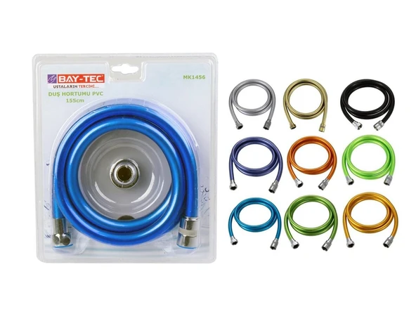 PVC Duş Hortumu 155 cm MK1456 BAYTEC ürün görseli 1