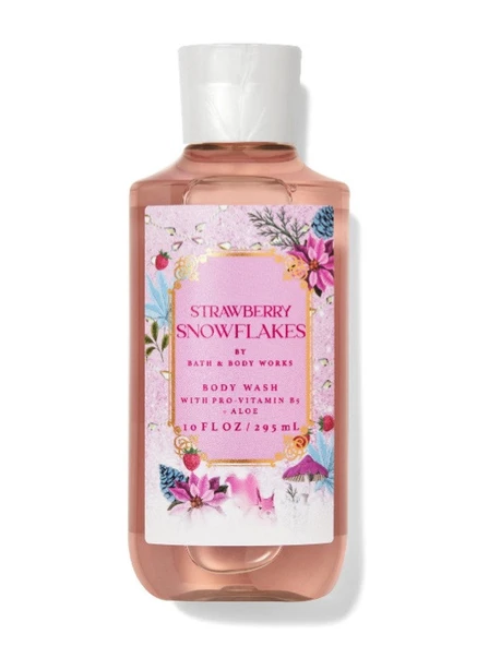 Bath & Body Works Strawberry Snowflakes Duş Jeli 295 ml ürün görseli 1