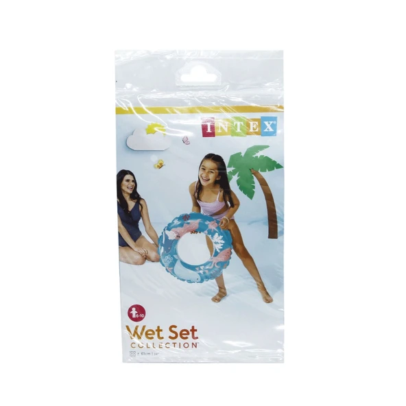 IS59242 Şeffaf Baskılı Simit 61 cm - Vardem Oyuncak - Resim 3