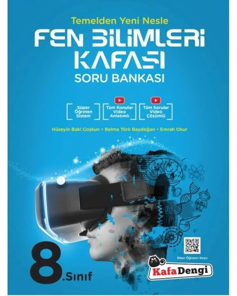 8. Sınıf LGS Fen Bilimleri Kafası Tümü Video Çözümlü Soru Bankası Kafa Dengi Yayınları ürün görseli 1