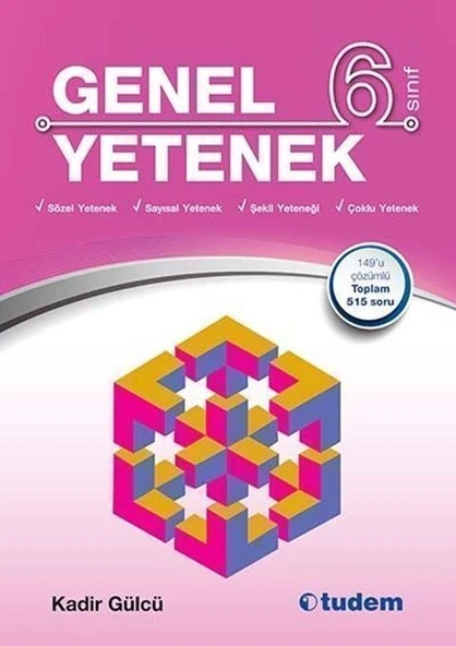 6. Sınıf Genel Yetenek Tudem Yayınları ürün görseli 1