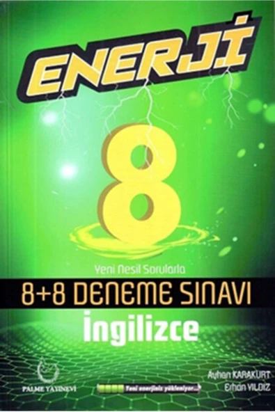 Palme 8.Sınıf İngilizce Enerji 8+8 Deneme Sinavi ürün görseli 1