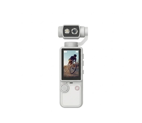 Q8 4k Ultra Hd Taşınabilir Vlog Spor Ve Aksiyon Kamerası 2.0’’ Döndürülebilir Ips Ekran Beyaz ürün görseli 1