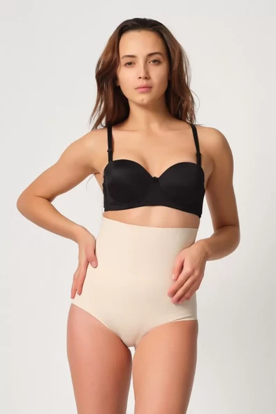 Ten  2708 Lazer Yüksek Bel Kesim Slip Hayalet Korse ürün görseli 1