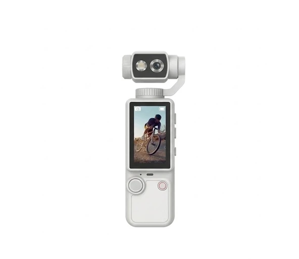 Q8 4k Ultra Hd Taşınabilir Vlog Spor Ve Aksiyon Kamerası 2.0’’ Döndürülebilir Ips Ekran Beyaz ürün görseli 1