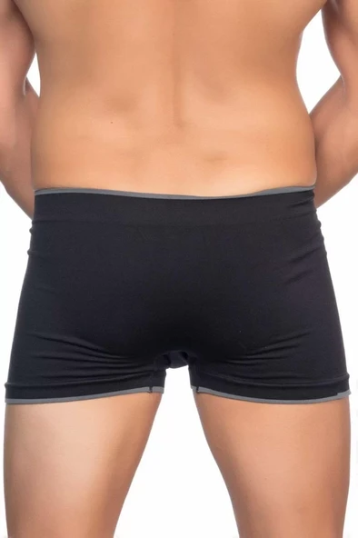 Siyah MI  2104 Soft Erkek Boxer - Resim 3