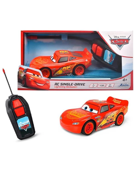 Cars RC Single Drive Lightning McQueen 203081008 - Resim 2