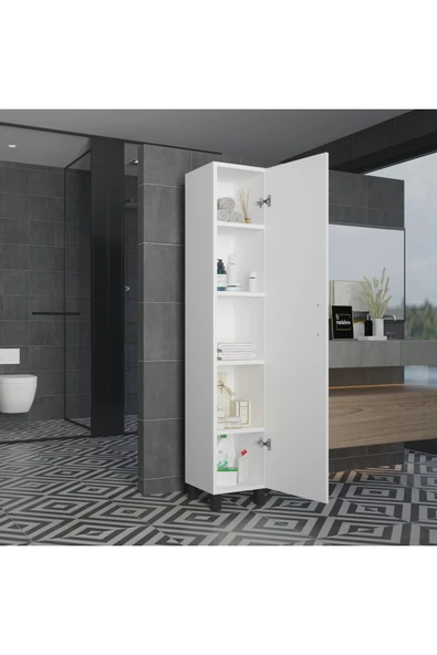 modül eva dik banyo dolabı deterjanlık / havluluk / banyo rafı düzenleyici ürün görseli 1