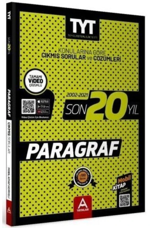 Tyt Paragraf Son 20 Yıl Soru Ve Çözümleri ürün görseli 1