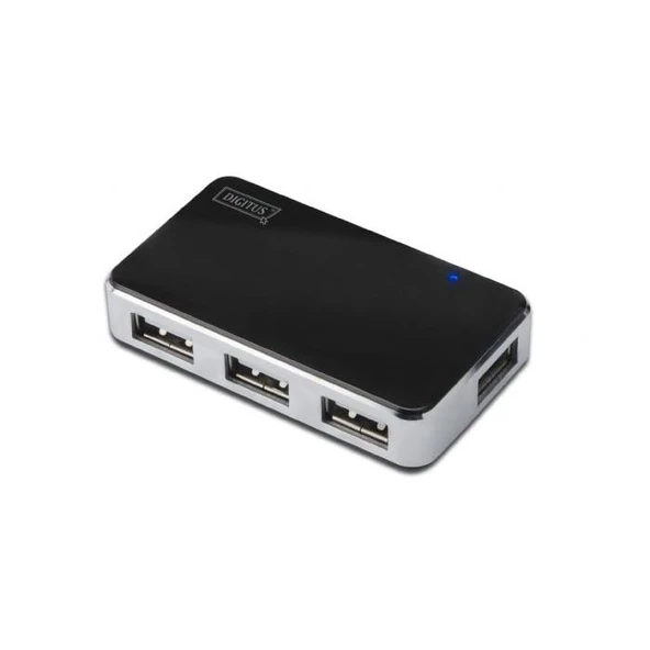 Digitus DA-70220 4 PORT 2.0 SİYAH USB ÇOKLAYICI ürün görseli 1
