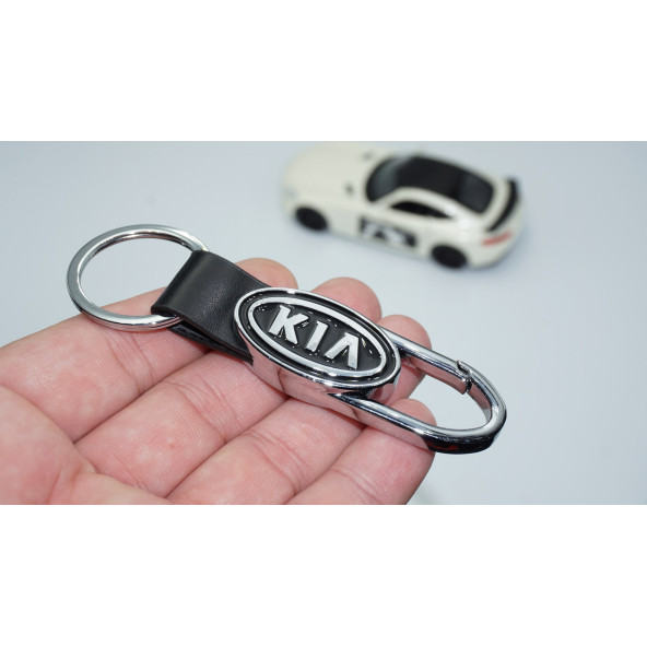 DK Tuning Kia Logo Deri Metal Anahtarlık Orjinal Ürün ürün görseli 1