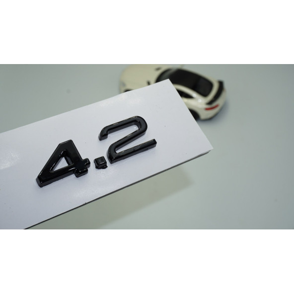 DK Tuning Audi 4.2 A3 A4 A6 A5 A7 A8 Bagaj Siyah ABS 3M 3D Yazı Logo ürün görseli 1
