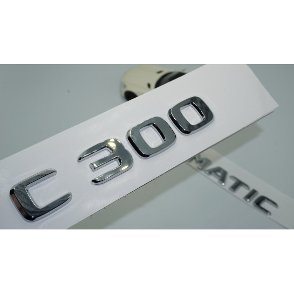 DK Tuning Benz C300 4Matic Bagaj Krom ABS 3M 3D Yazı Logo ürün görseli 1