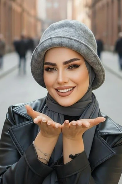 Füme Vintage Şapka - Resim 2