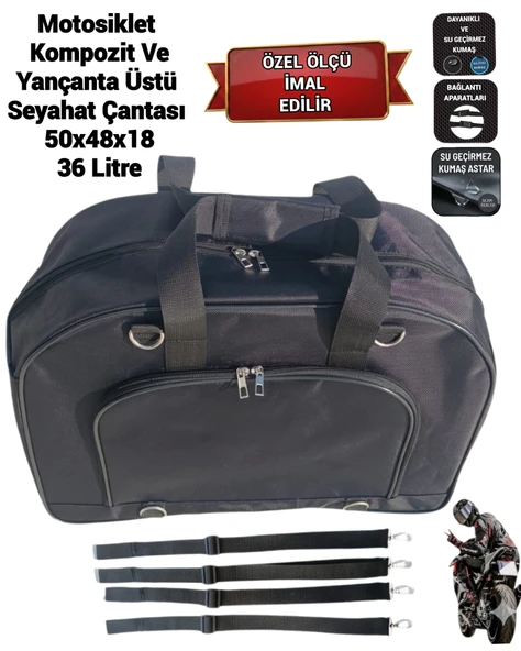SEVBAGS MOTOSİKLET KOMPOZİT VE YAN ÇANTA ÜSTÜ SEYAHAT ÇANTASI ürün görseli 1