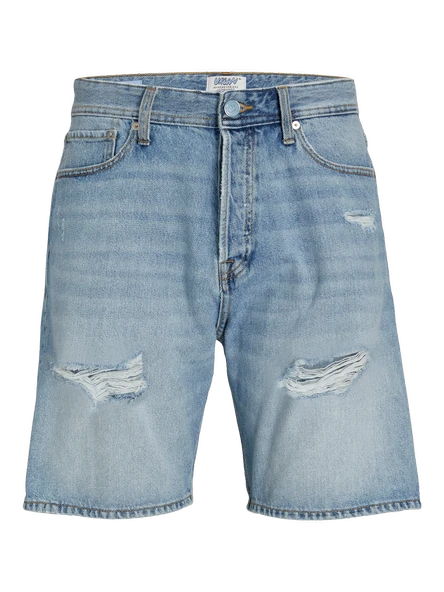 JACK JONES Erkek Rahat Kesim Kot Şort 12252653 ürün görseli 1