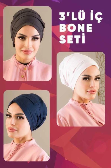 3lü İç Bone Set ürün görseli 1