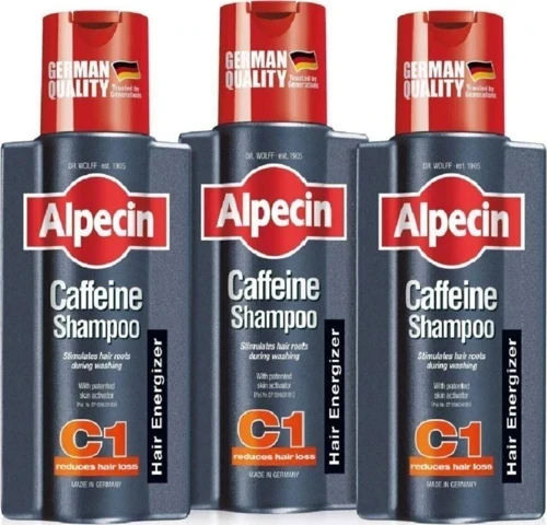 Alpecin C1 Caffeine Dökülme Karşıtı Şampuan Seti 3X250 ml ürün görseli 1
