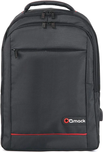 Mack MCC-007 17.3" Office USB Girişli Notebook Sırt Çantası Siyah (Dahili USB Şarj Portu) ürün görseli 1