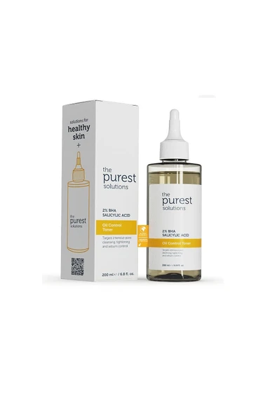 The Purest Solutions  Oil Control Toner 2% BHA Salicylic Acid 200 ml ürün görseli 1