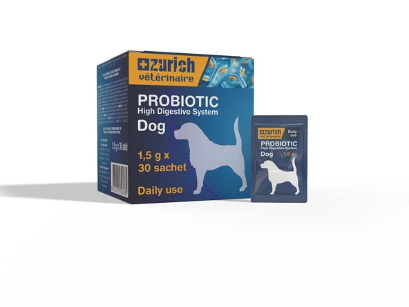 Zurich Veterinaire Köpek Probiotic Saşe 1,5 gr 30 Adet ürün görseli 1