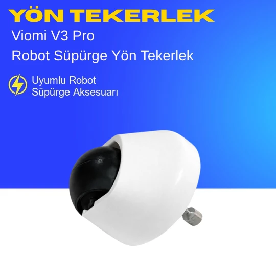 Viomi V3 Pro Robot Süpürge Yön Tekerlek ürün görseli 1