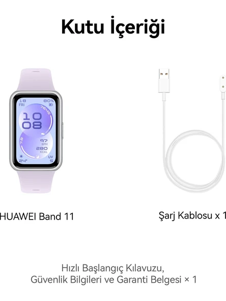 Huawei Band 11 Mor - Resim 4