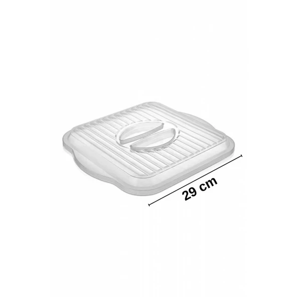 Piev Pratik Kare Borcam Kapağı Şeffaf - Resim 2