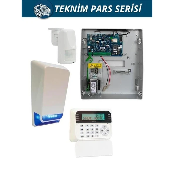TEKNIM TSP-5324LCD KABLOLU GSM/GPRS Lİ ALARM SET AKÜ HARİÇ ürün görseli 1